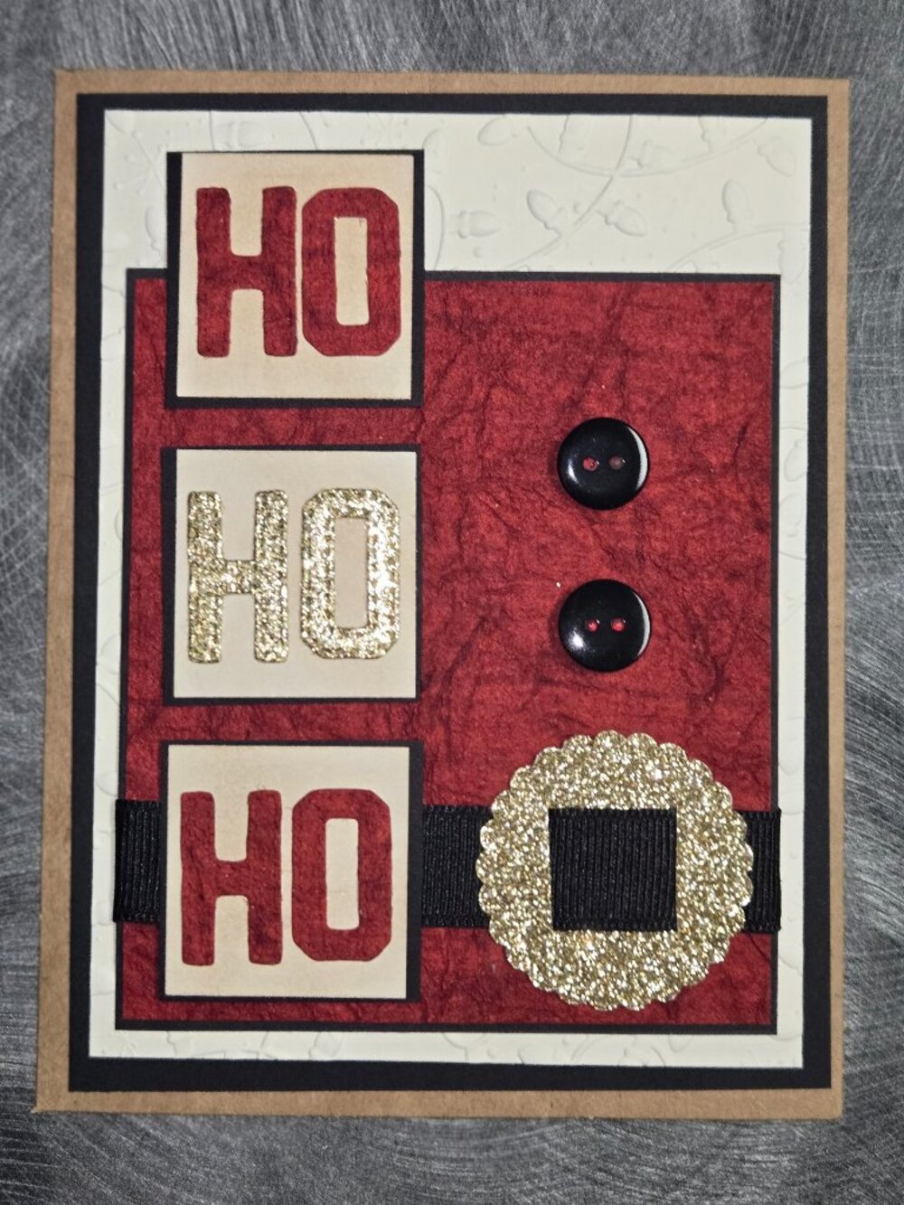 Ho Ho Ho Christmas Cards (5 Pack) - Homemade!